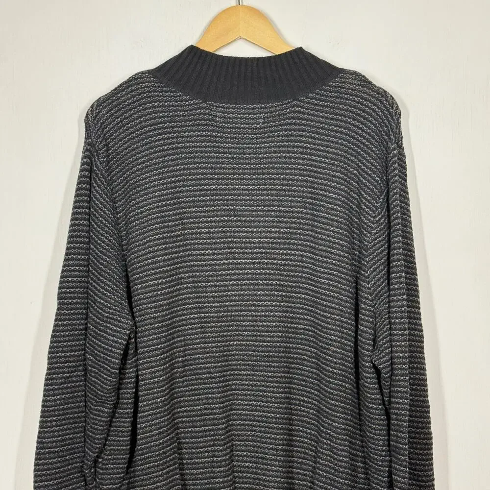 Karen‎ Scott Cardigan Sweater NWT Womens Size 3X Black Textured Full Zip Pockets